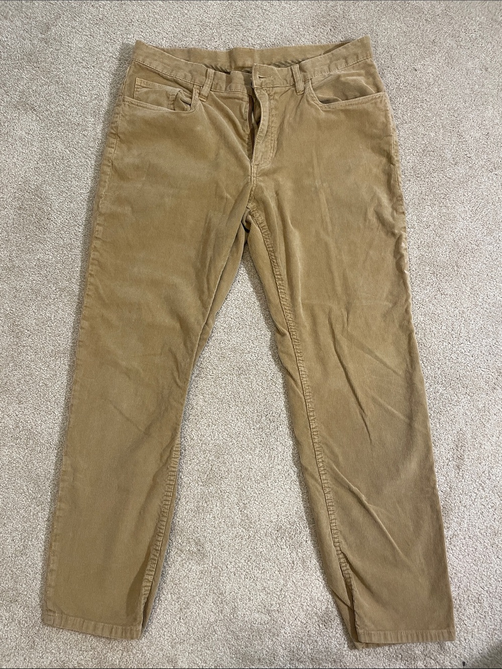 Brooks Brothers Red Fleece Men's Corduroy Pants in Tan 35 x 30.